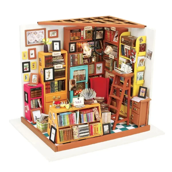 Miniature House Kits: Robotime 1:24 Handmade Wooden Dollhouse for Adults - Image 2