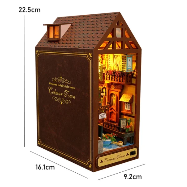 Miniature House Kits: DIY Book Nook for Creative Shelf Decoration - Image 6