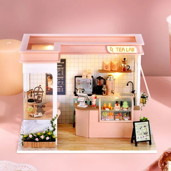 Miniature House Kits 3D Puzzle DIY Model with Furniture – Home Decor Gift - Image 5
