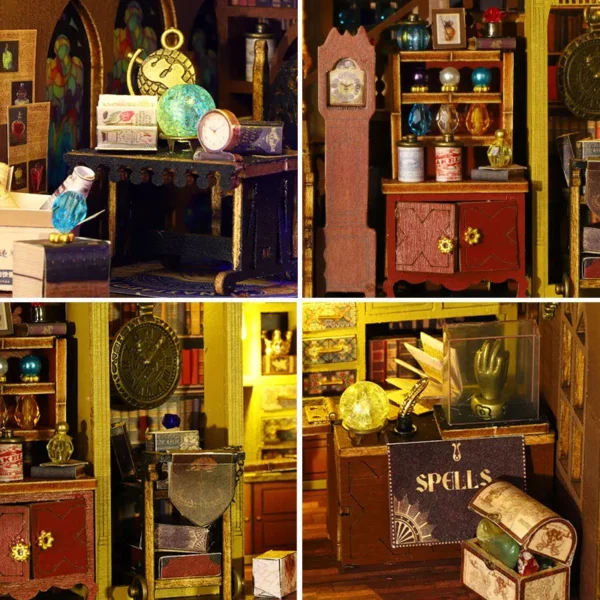 2025 DIY Wooden Dollhouse Kit With Furniture For Children Gifts Set - Image 6