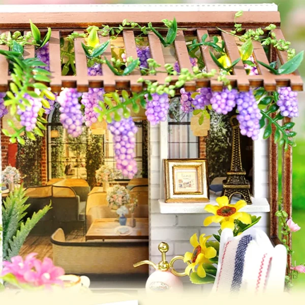 Miniature House Kits - DIY Wooden 3D Puzzle for Room Decor & Gifts - Image 4