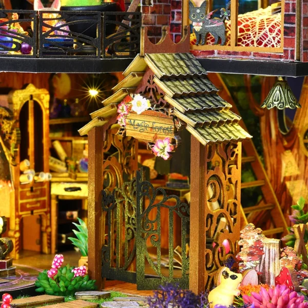 Miniature House Kits: Wooden DIY 3D Puzzle for Creative Builders - Image 6