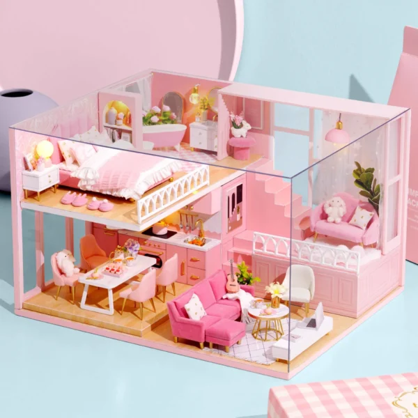 Miniature House Kits: Create Your Own DIY Princess Room Model - Image 3