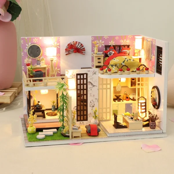 Miniature House Kits: DIY Wooden Japanese Casa with Furniture for Girls. - Image 5