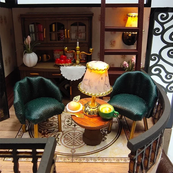 Miniature House Kits: Wooden DIY 3D Puzzle for Bedroom Decoration Gifts - Image 2