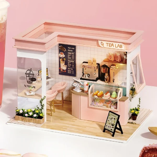 Miniature House Kits 3D Puzzle DIY Model with Furniture – Home Decor Gift