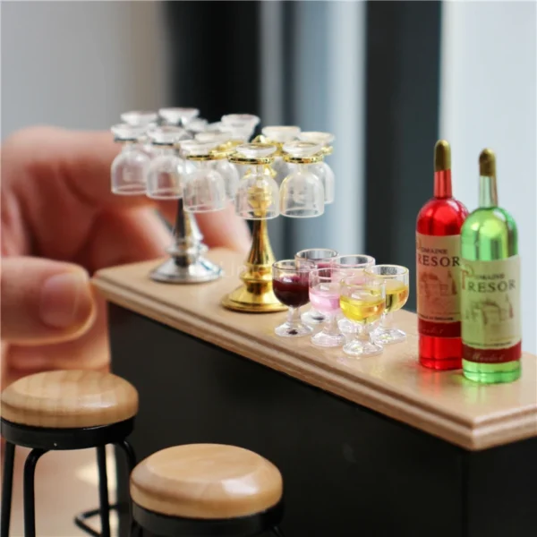 Miniature House Kits: Build a Stylish Duplex Apartment with Furniture - Image 3