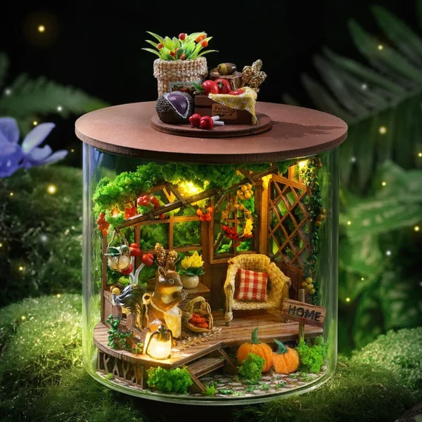 Miniature House Kits: DIY Room Model with Furniture and Crafting Fun