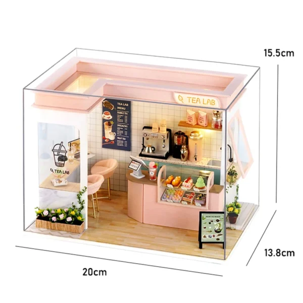 Miniature House Kits 3D Puzzle DIY Model with Furniture – Home Decor Gift - Image 6