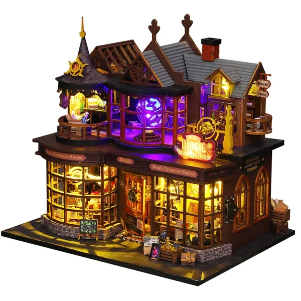 2025 DIY Wooden Dollhouse Kit With Furniture For Children Gifts Set - Image 3