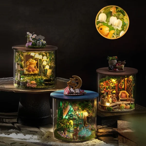 Miniature House Kits: DIY Room Model with Furniture and Crafting Fun - Image 5
