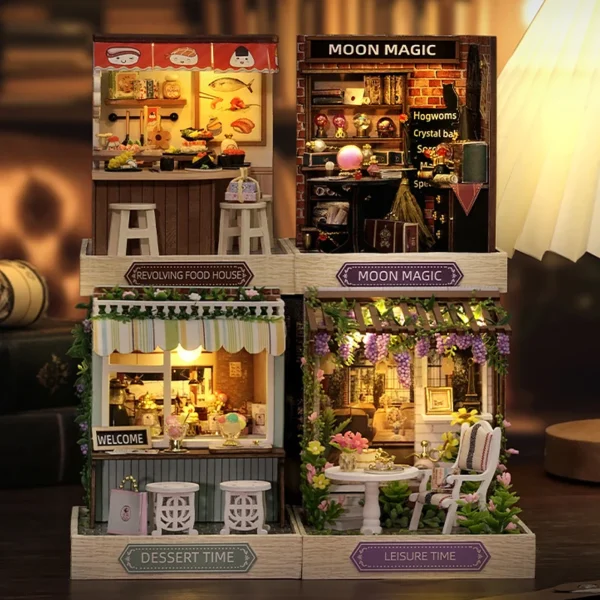 Miniature House Kits - DIY Wooden 3D Puzzle for Room Decor & Gifts - Image 5