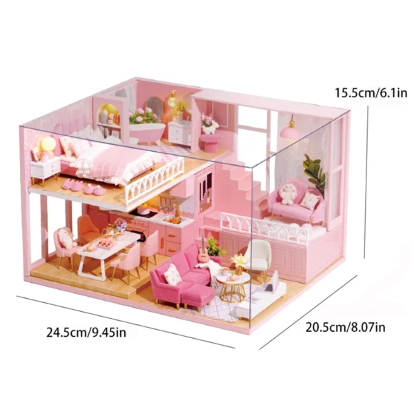Miniature House Kits: Create Your Own DIY Princess Room Model - Image 2