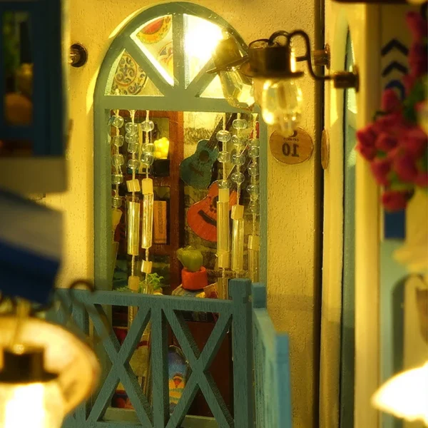 DIY Miniature House Kits: Wooden Book Nook for Creative Shelf Decoration - Image 3