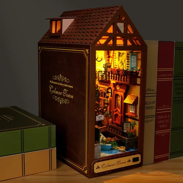 Miniature House Kits: DIY Book Nook for Creative Shelf Decoration - Image 4